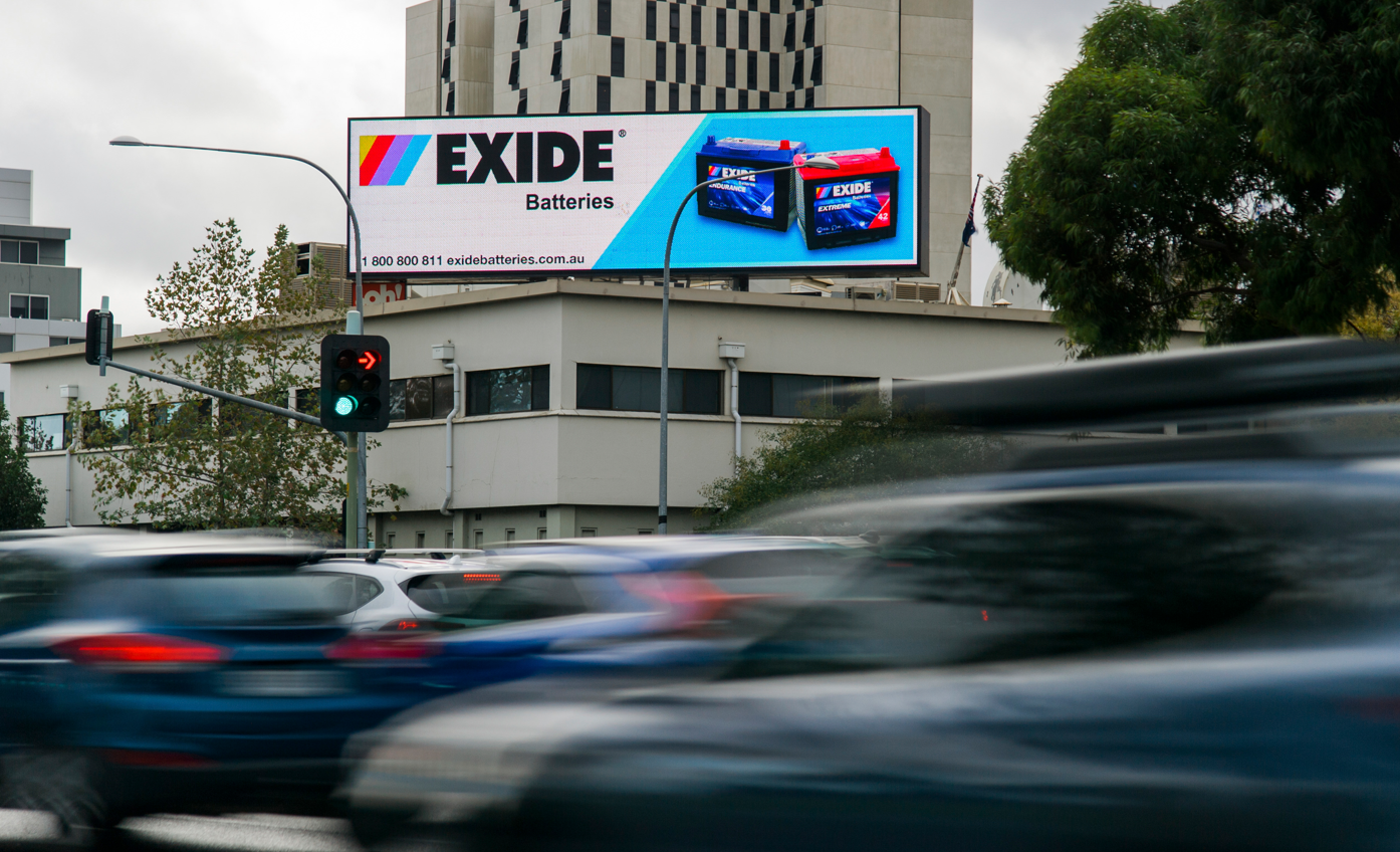 Exide Billboard Post