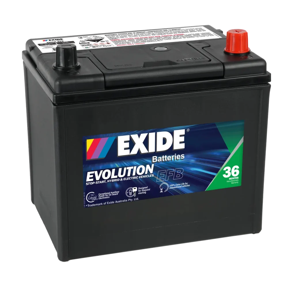 Exide SSEFB-D23 12V Stop-Start EFB Battery - 650CCA, 65Ah, 110min RC. Ideal for Stop-Start, Hybrid & Electric Vehicles.