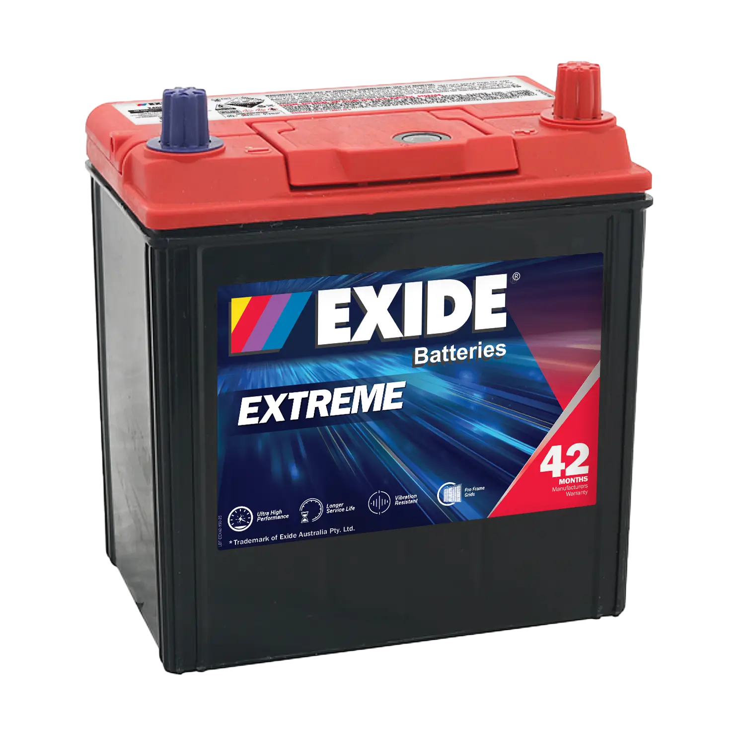 X40CPMF Extreme Battery by Exide for Conventional Passenger Vehicle