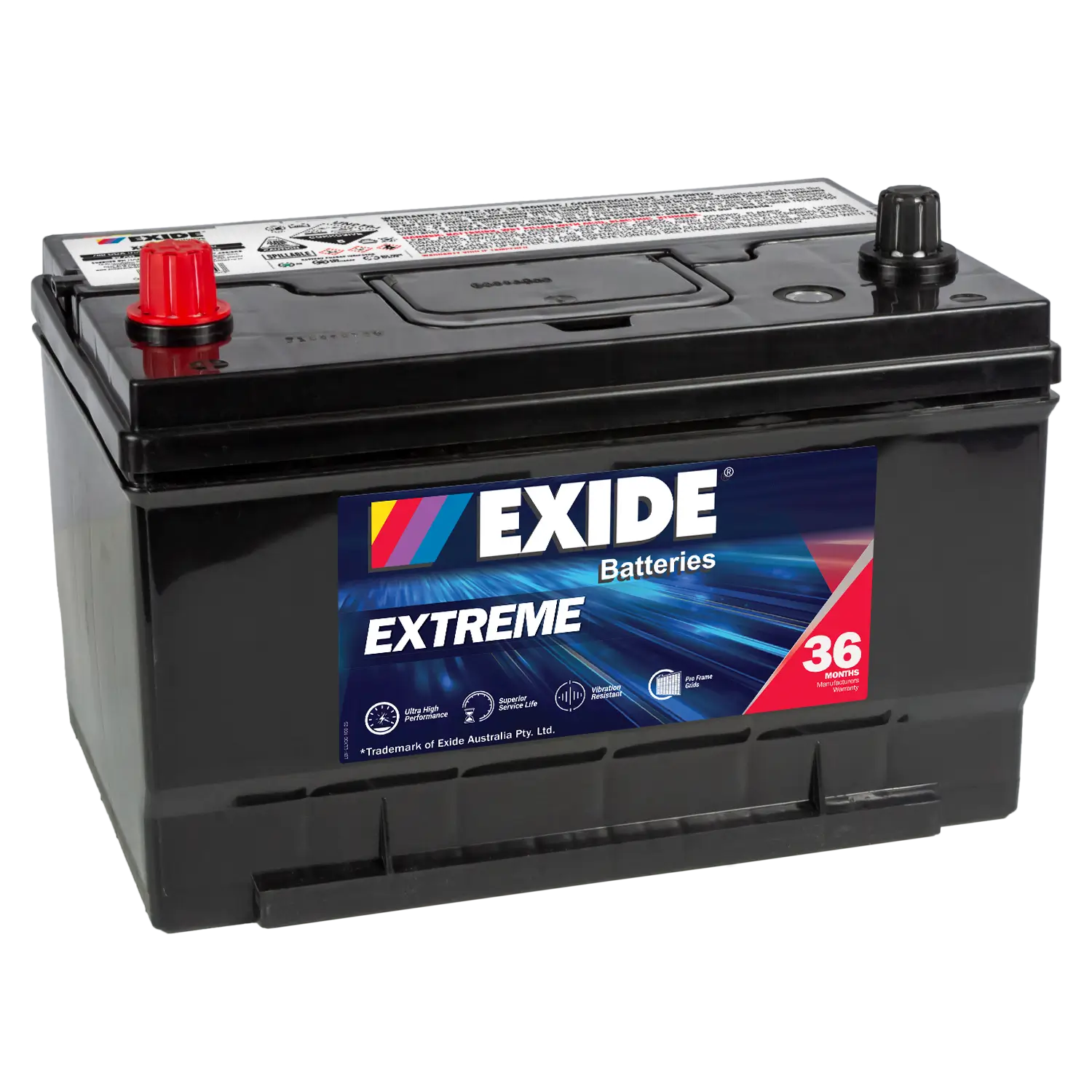 X65DMF Extreme Battery by Exide for Conventional US Automotive