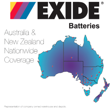 Exide Batteries Australia  Nationwide Coverage for more than 100 years.